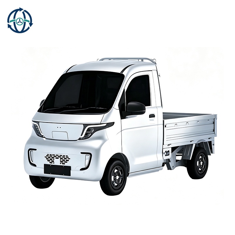 Electric Pickup Super Power Electric 4-Wheel Tricycle Cargo Dump Truck With Steering Wheelfor Adults 4 Wheels