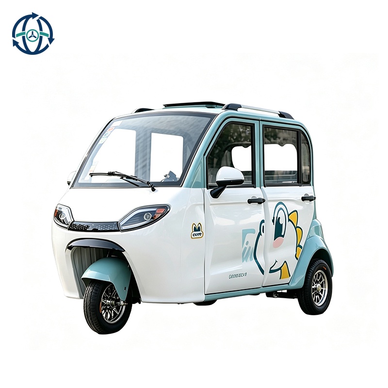 Lightweight Enclosed Electric Three Wheeler for Senior Mobility and Urban Short Distance TravelUse