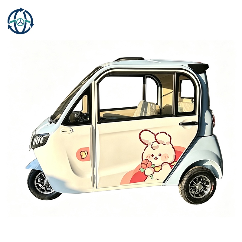 Lightweight Enclosed Electric Three Wheeler for Senior Mobility and Urban Short Distance TravelUse