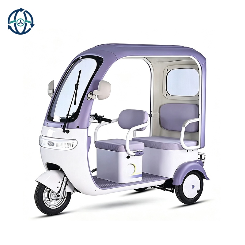 Road Legal Low Speed Electric Tricycle forUrban Commute L2e Certified 3-WheelElectric Tricycle with Canopy