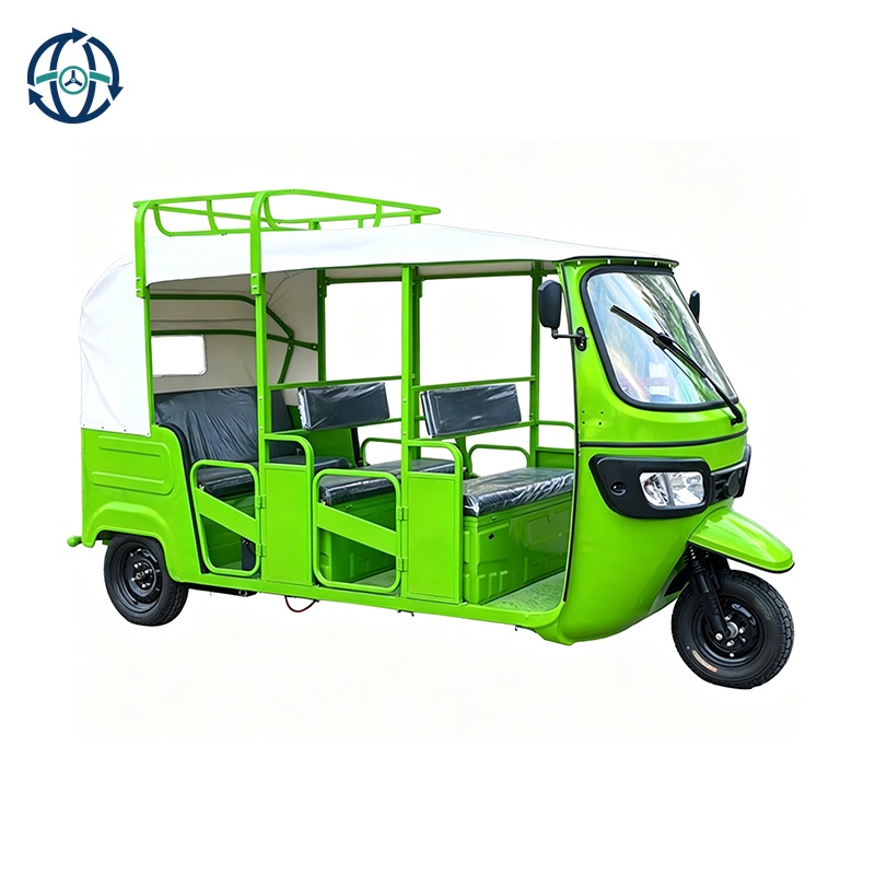 200CC Motorized Tuk Tuk Passenger Three Wheeler for Hotel Resort Scenic Area Shuttle Open Body Gasoline Rickshaw