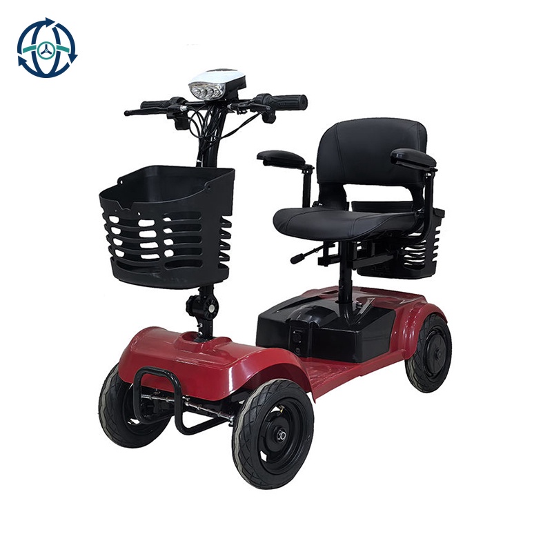 Mobility Scooter for the Elderly 4 Wheels Electric Scooter Disabled Handicapped Folding Mobility Electric Scooter for Seniors