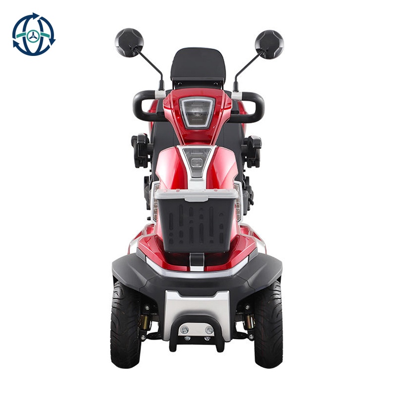 Made in China Electronic Four-Wheel Two-Seat Electric Motorcycle Mobility Scooter for the Elderly with 1000W and 25km/h