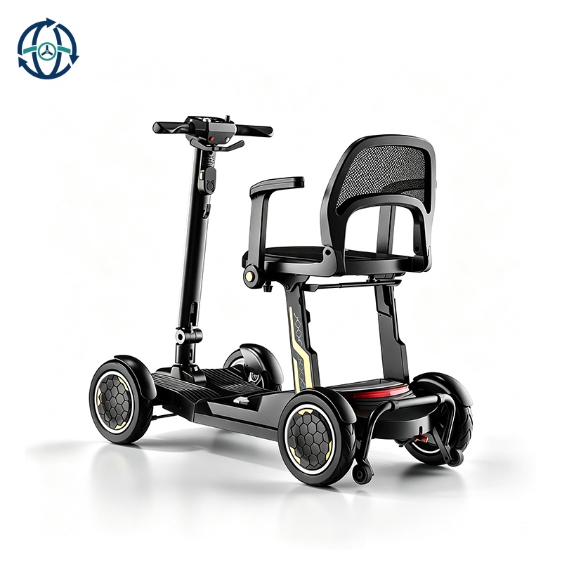 High Speed 4 Wheel Electric Mobility Scooter for Seniors with Intelligent Braking Safety System