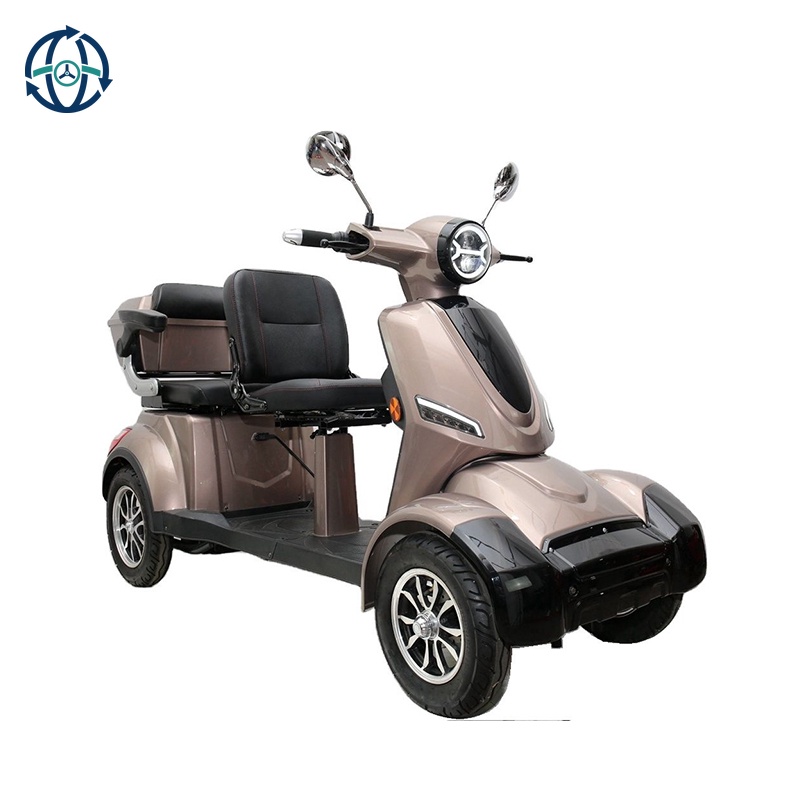 Double Seat 4-Wheel Mobility Scooter Optional CE EEC COC Approved Handicapped Electric Scooter for Elderlys 60V30AH