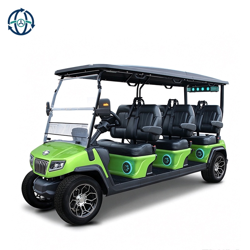 Four Wheel Lightweight Durable Metal 10 Seats Electric Mini Bus All Seasons Park Resort Sightseeing Vehicle
