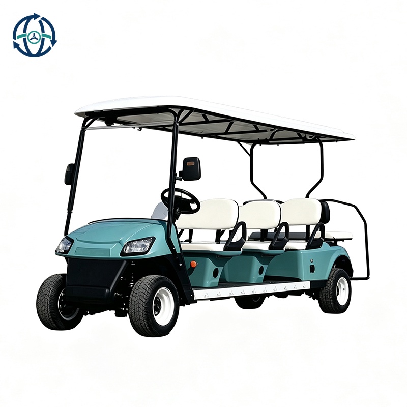 Electric Sightseeing Vehicle 8 Seater Tourist Shuttle Cart for Scenic Area and Theme Park