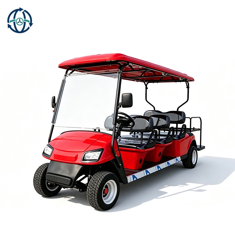Customized 48V 72V Ac Motors RHD Electric Car Seated Golf 6 Buggy Golf 6 Seat Electric 6 Passenger Street Legal Golf Cart