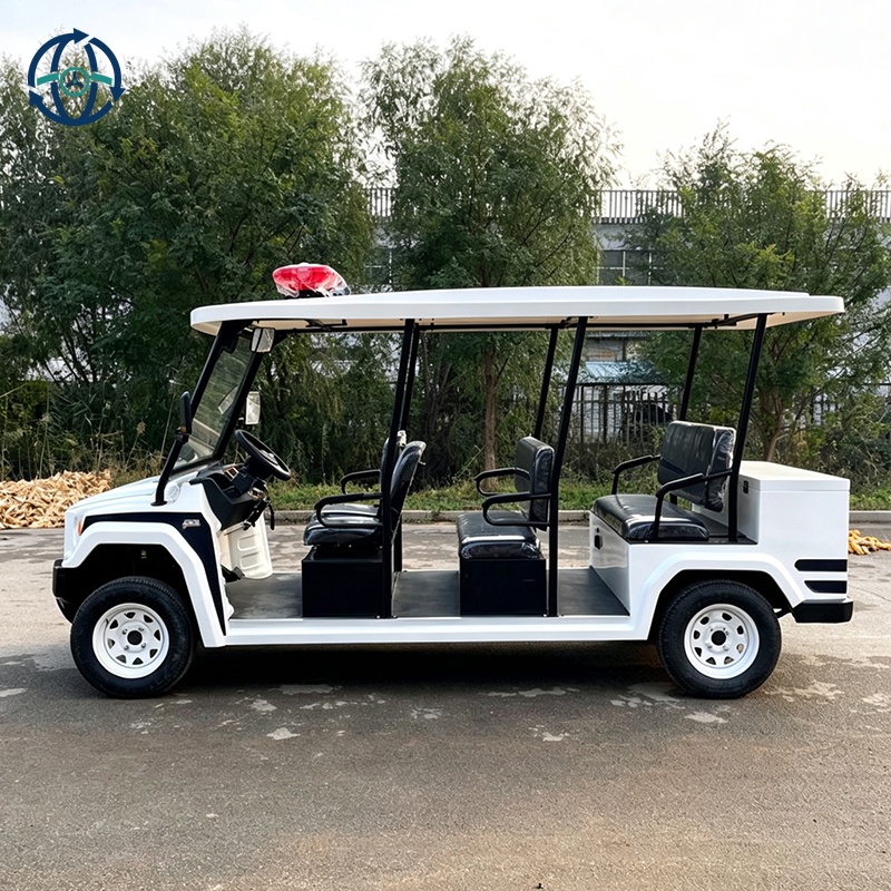 Factory Direct Sale Electric Patrol Car School Patrol Car with Warning Light with Megaphone Intercom Patrol Car on Sale