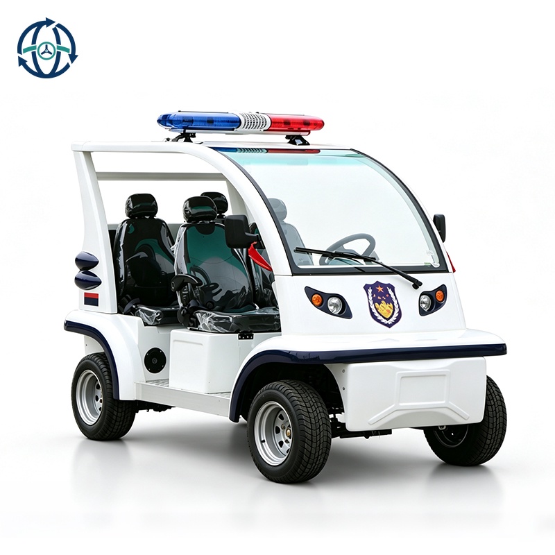 Enclosed Inspection Electric Patrol Security Car Battery Powered Convertible Patrol Car