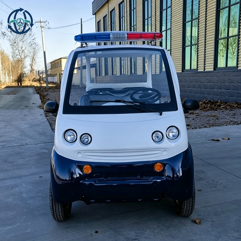 4 Seater Multi-Function Electric Patrol Vehicle Security Patrol Car for Hotel Campus Park Community