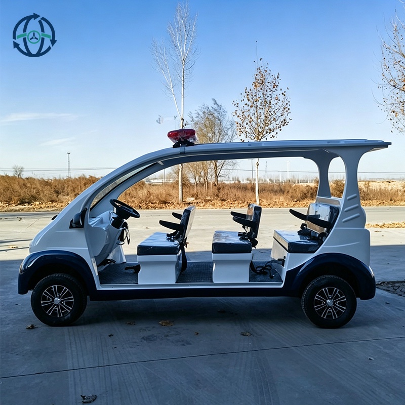 4 Seater Multi-Function Electric Patrol Vehicle Security Patrol Car for Hotel Campus Park Community
