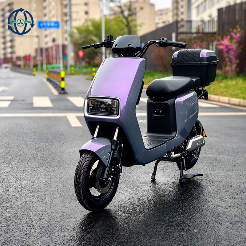 DOT 72V 1000W Motor Power Electric Motorcycle Adult Size Fat Tire Electric Bike Without Battery Option