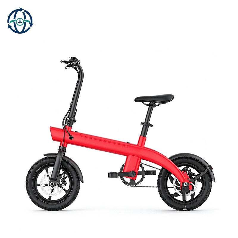 H2 36V Brushless Lithium Battery 5.2Ah Folding E-Bike Adults 25OW RearHub Lightweight Aluminum Alloy Frame Disc Brakes Pedall