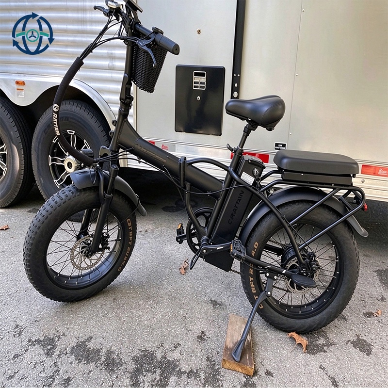 20 Inch 36V 500D 10.4AH Lithium-ion Battery Electric Ebike Bicycle FatTire E Bike
