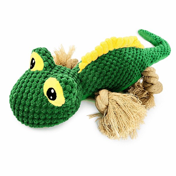 Dog Toy Green Crocodile Rope