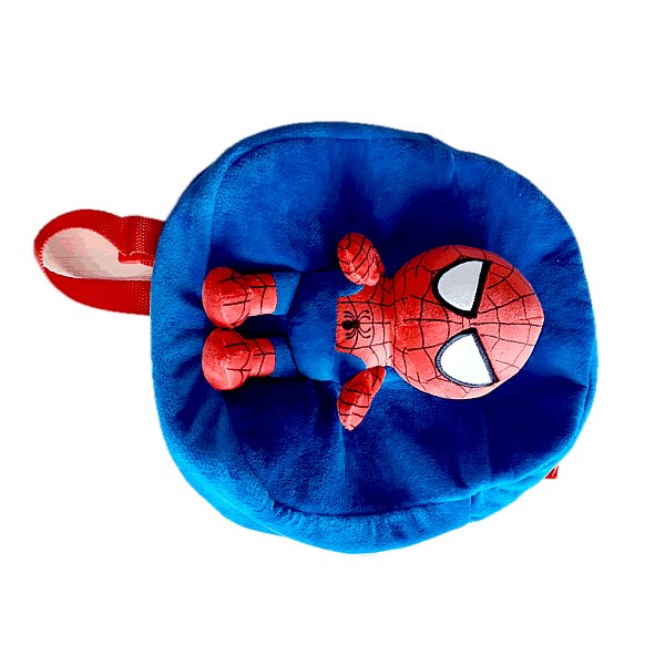 Disney Spiderman Blue Plush Backpack
