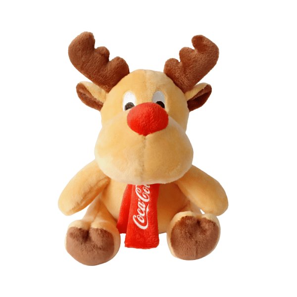 Coca Cola Reindeer Red Scarf Studio