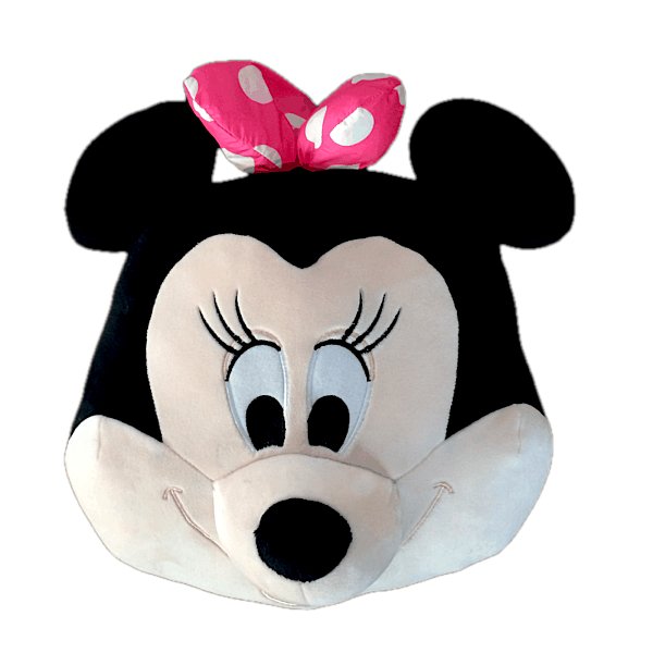 Disney Minnie Face Plush Backpack