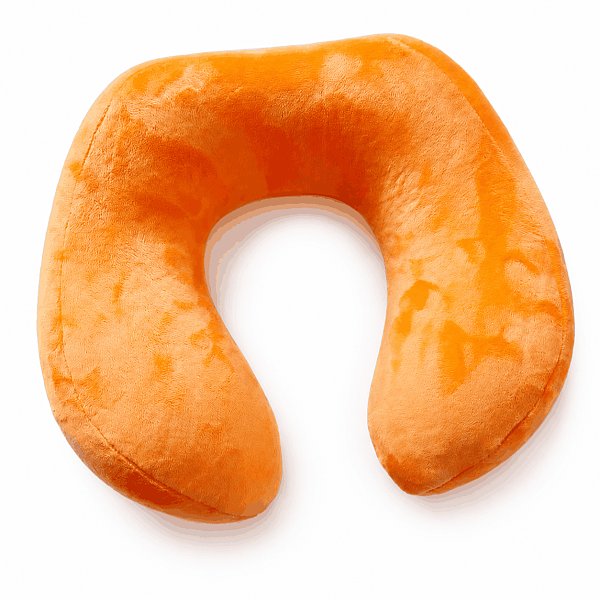 General Orange Neck Pillow Studio