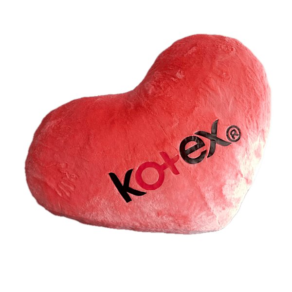 Valentine Pink Love Heart Cushion