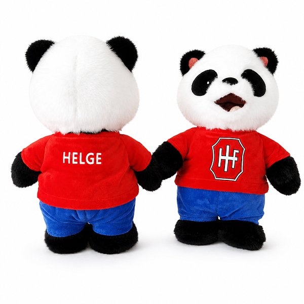 Panda In Red Clothes Plush Toy