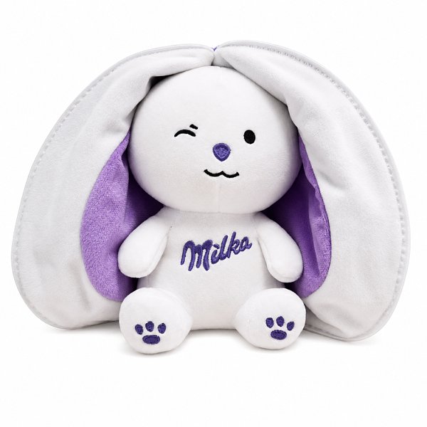White Long Ear Miaoka Rabbit Plush Doll