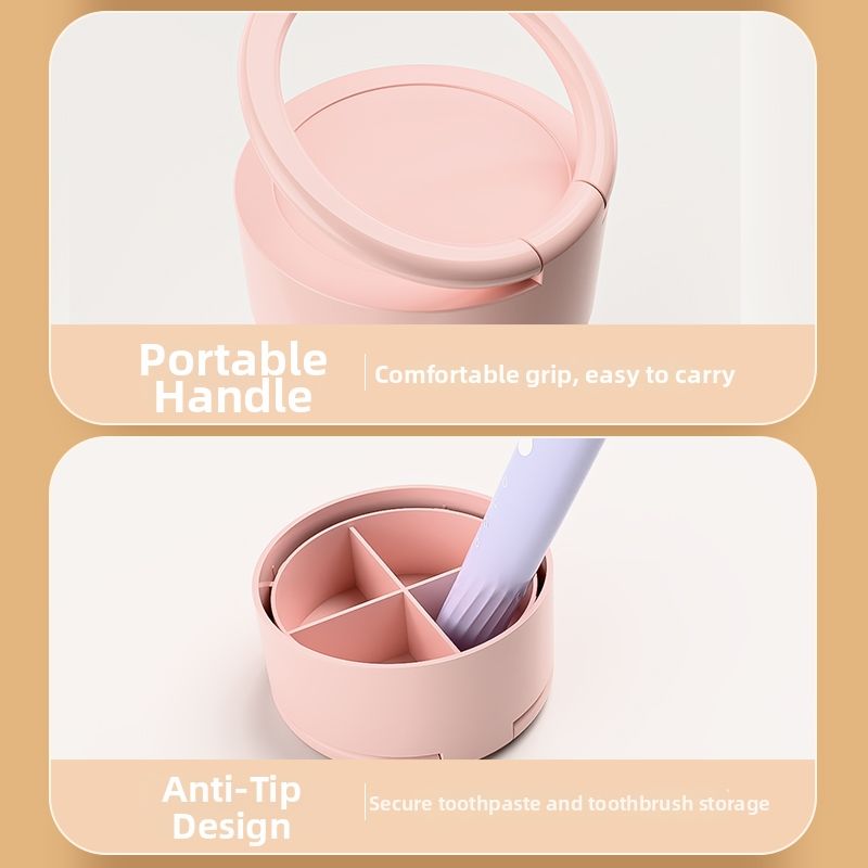 Hot Sale Plastic Portable Travel Toothbrush Cup Dispenser Lightweight