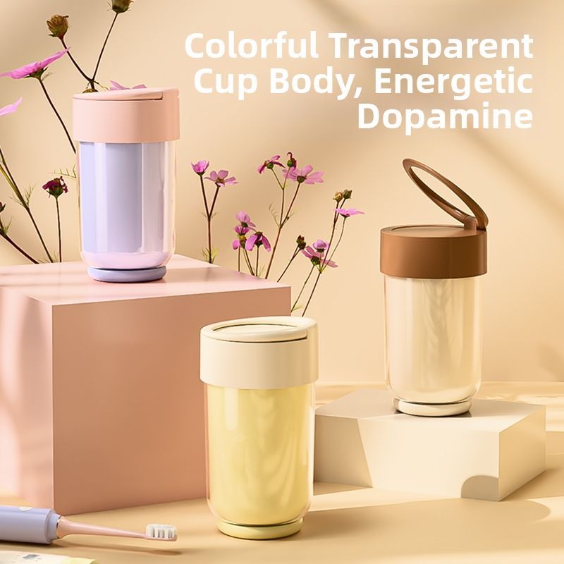 H6076287018bb401a90cbe8e5b8b5cc65l Hot Sale Plastic Portable Travel Toothbrush Cup Dispenser Lightweight