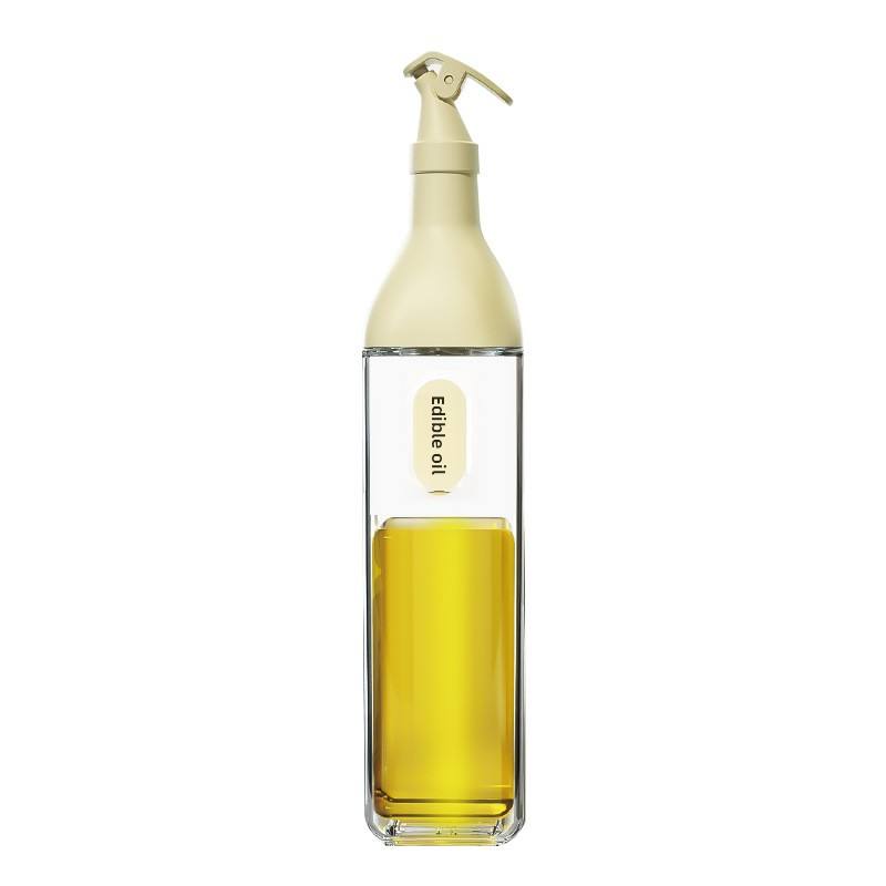 Glass Oil Dispenser Set Leak-proof Lead-free Crystal Mini Modern