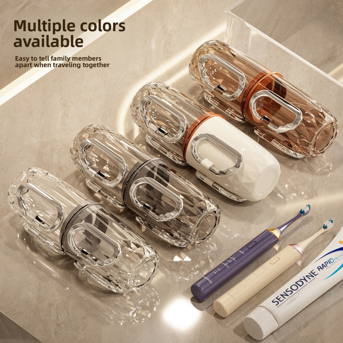 Portable Travel Toothbrush Case Mouthwash Cup Set 2 in 1 Toothpaste Storage Organizer Hb1d5f1e4c5714bd8ae61993cc5cb68814