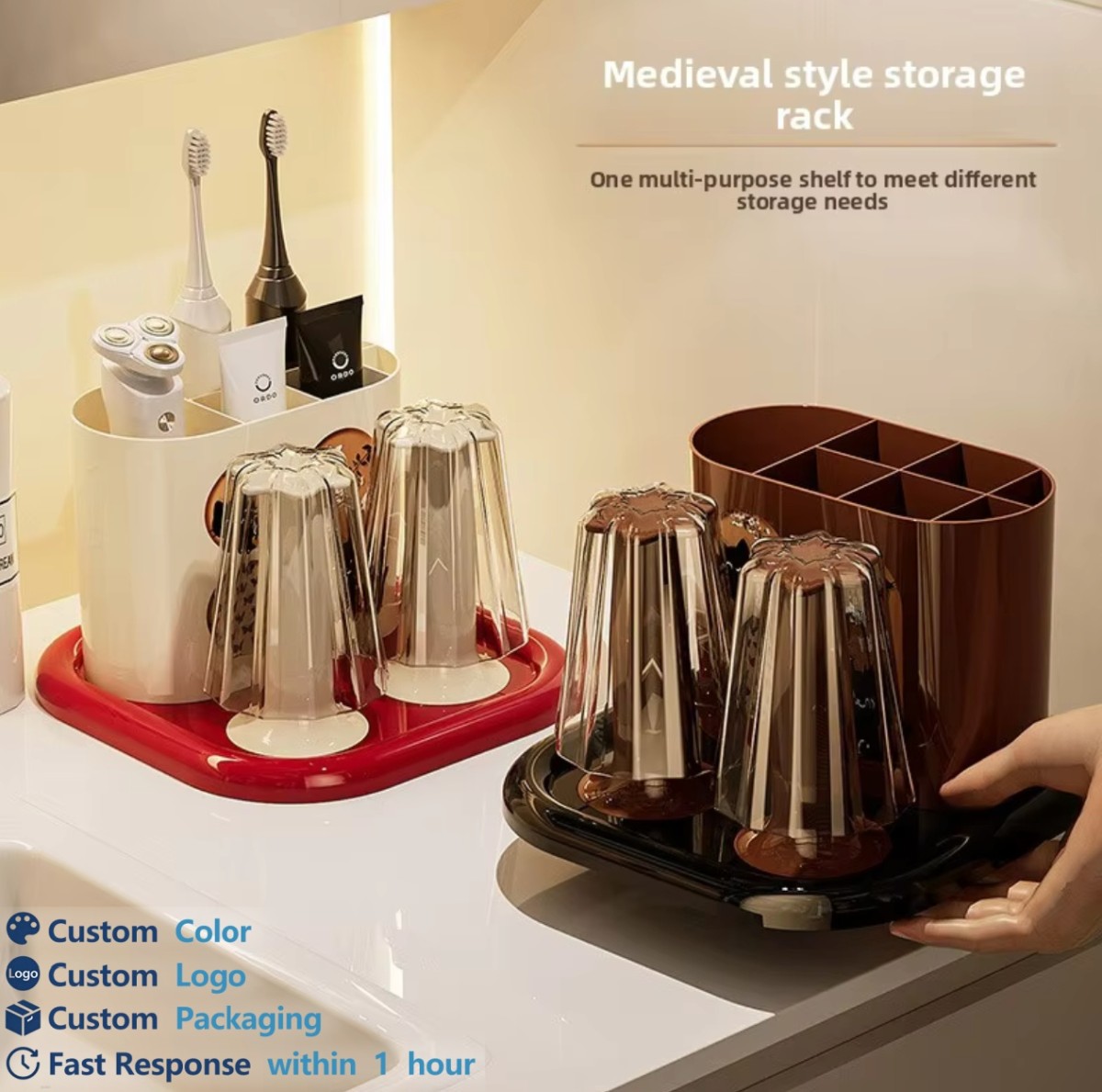 Multifunctional Bathroom Toothbrush Holder Countertop Toothpaste Hd217ba555c1d46f6ac27df61592285e2u