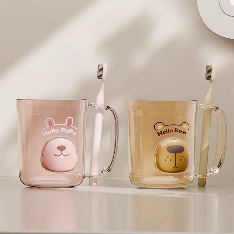 Household Cartoon High Temperature Resistant Transparent Plastic Toothbrush