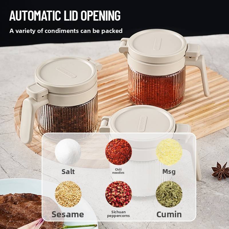 Glass Seasoning Box Jar Bottle Set Double-Layer Storage 350ml H0ce626bb55b64db5a31dcbd7c6b1485bI