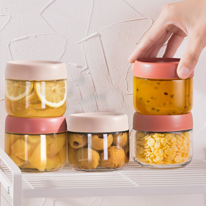 Glass Sealed Jar Moisture-proof Food-Grade European Style 201-300ml