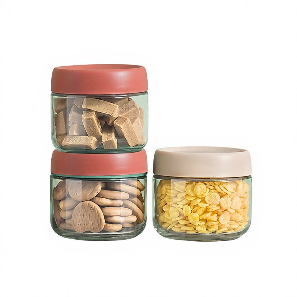 Glass Sealed Jar Moisture-proof Food-Grade European Style 201-300ml