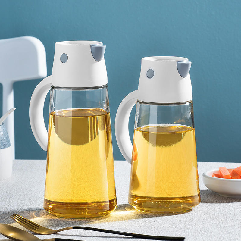 Glass Oil Pot Gravity Sensing Automatic Opening Closing Leak-Proof 0.5L 1L H97cfd3fbf1ca4bcd8d282b4f1ff3f6a6O