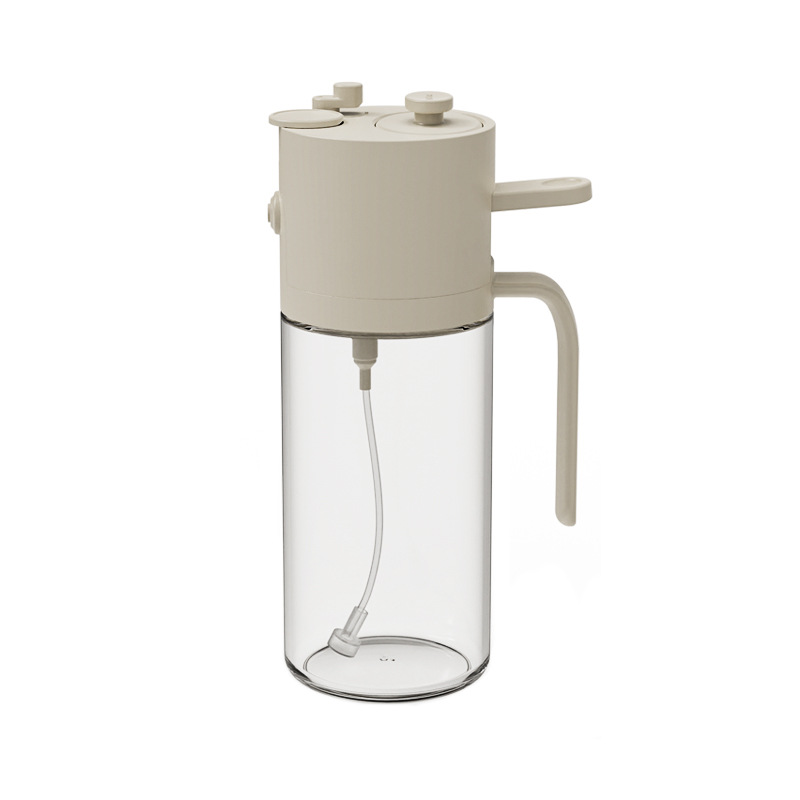 Automatic Opening Closing Glass Oil Pot Kitchen Spray Dual-purpose High-value Oil
