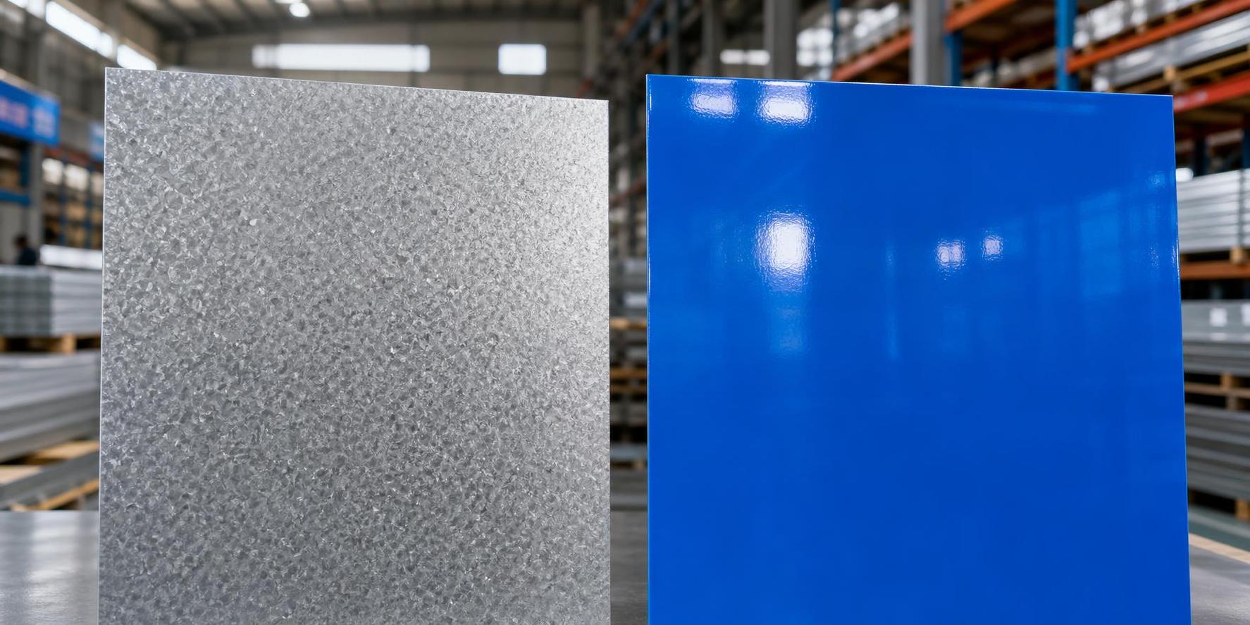Industry Guide: Differences Between Galvanized Steel & Color Coated Steel for Global Buyers