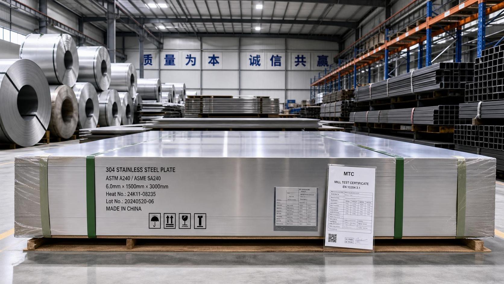 Middle Eastern Buyers Visited Xintongda to Inspect Metal Warehouse & Quality Control System