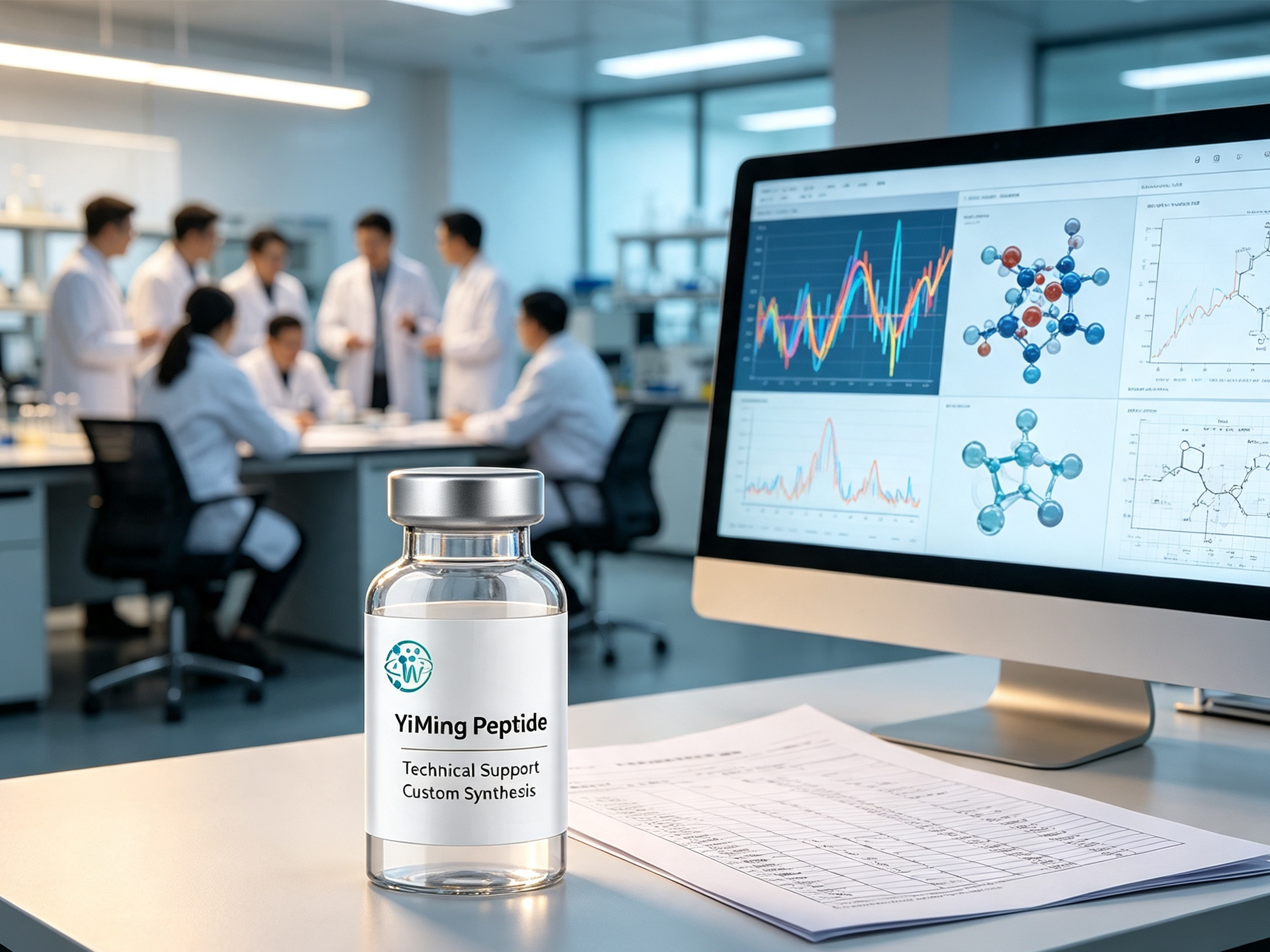 Why is peptide production easier in small-scale trials than in mass production? How can professional factories achieve zero batch fluctuations?