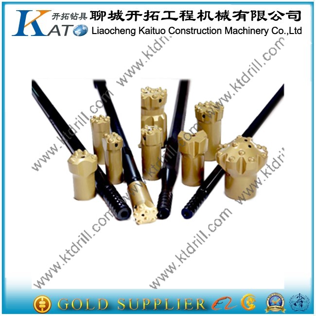 Button BitT-thread specifications are T38, T45, T51, etc.
