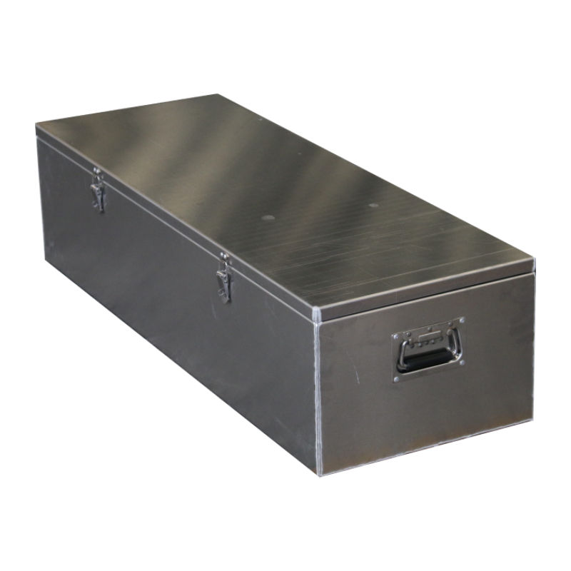 Rectangular aluminum alloy toolbox, aluminum toolbox, factory customized, truck toolbox, with handle