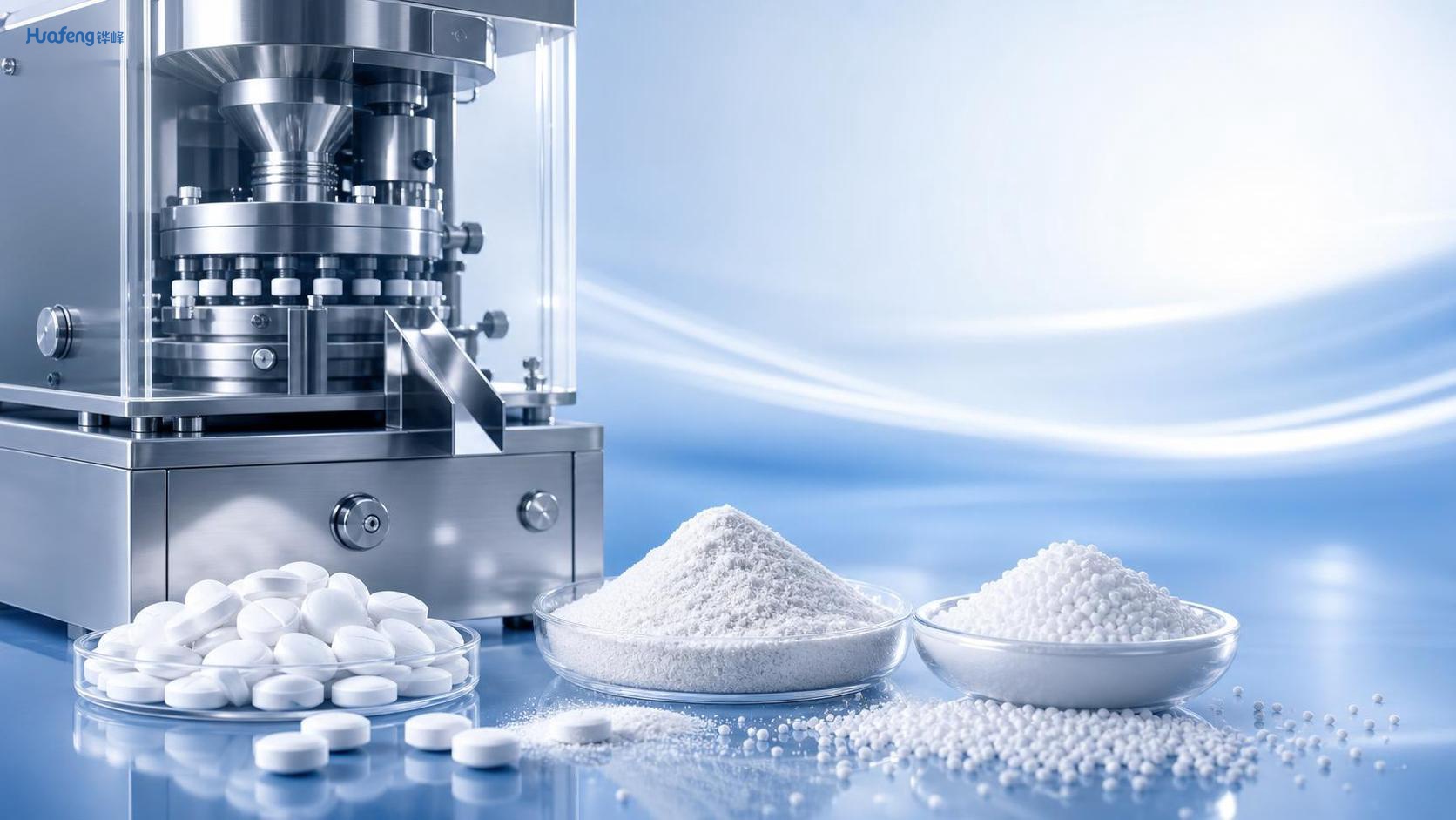 What makes modified starch suitable for pharmaceutical tablets