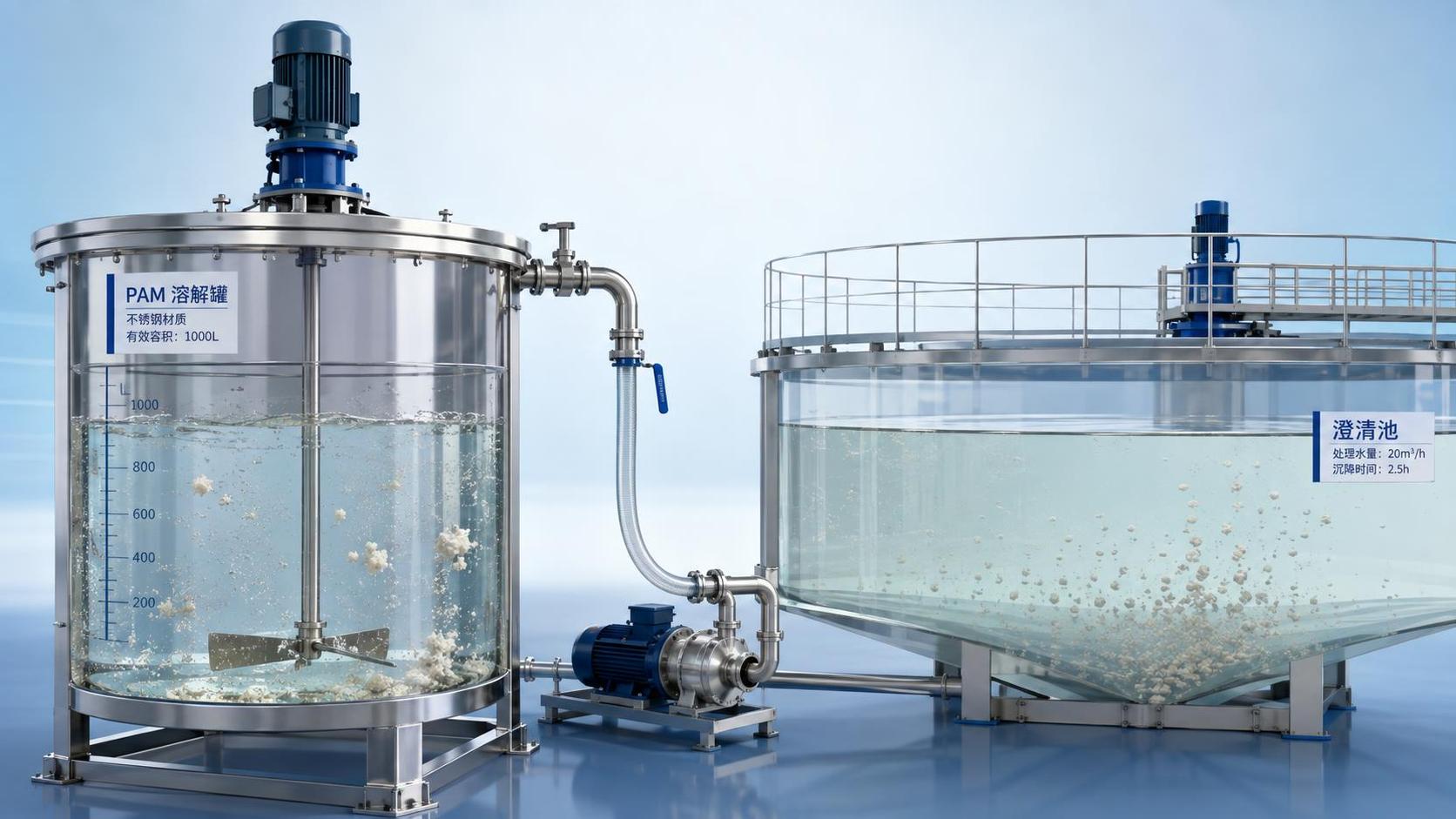 How poor mixing reduces polyacrylamide flocculant performance