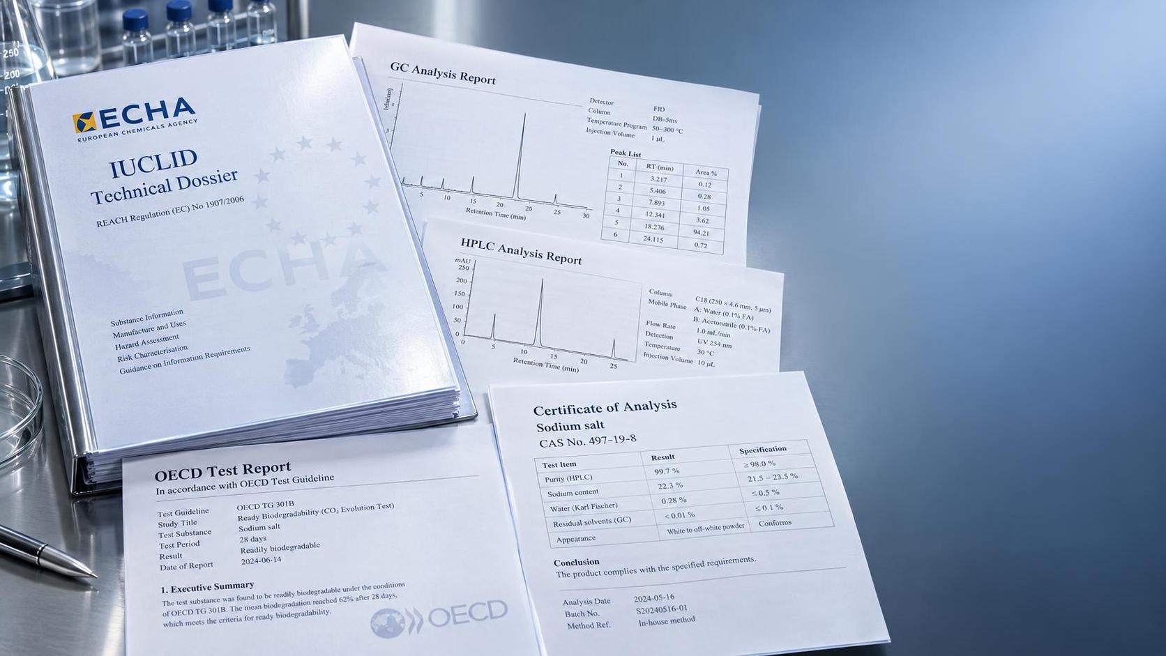 What compliance documentation does an agricultural chemical export company need for EU REACH registration? What compliance documentation does an agricultural chemical export company need for EU REACH registration?