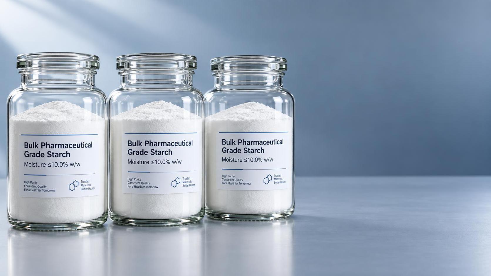 What moisture content threshold defines 'bulk pharmaceutical grade starch' for capsule manufacturing? What moisture content threshold defines 'bulk pharmaceutical grade starch' for capsule manufacturing?