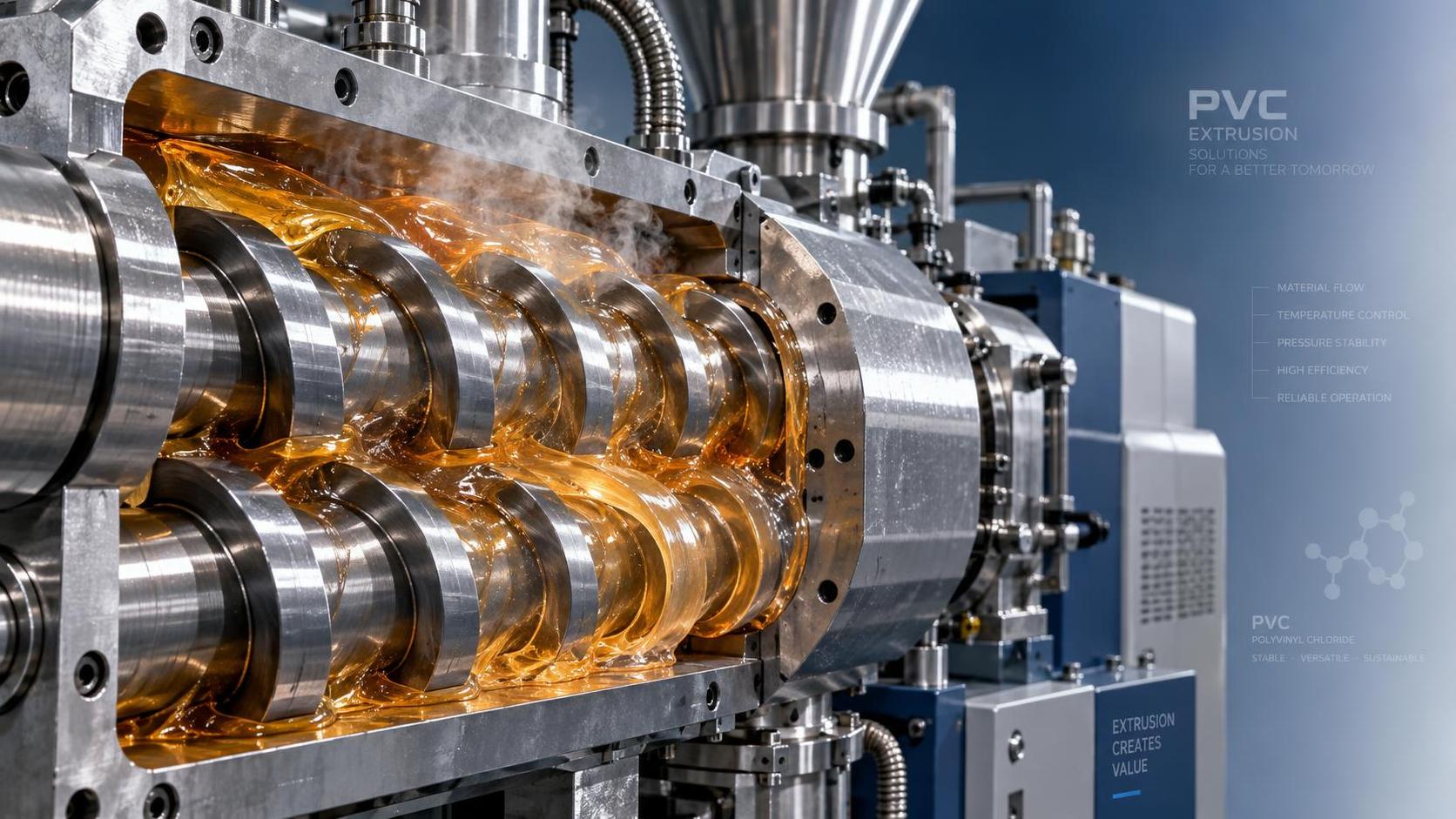 How does plastic resin selection impact extrusion line throughput for PVC compounders?