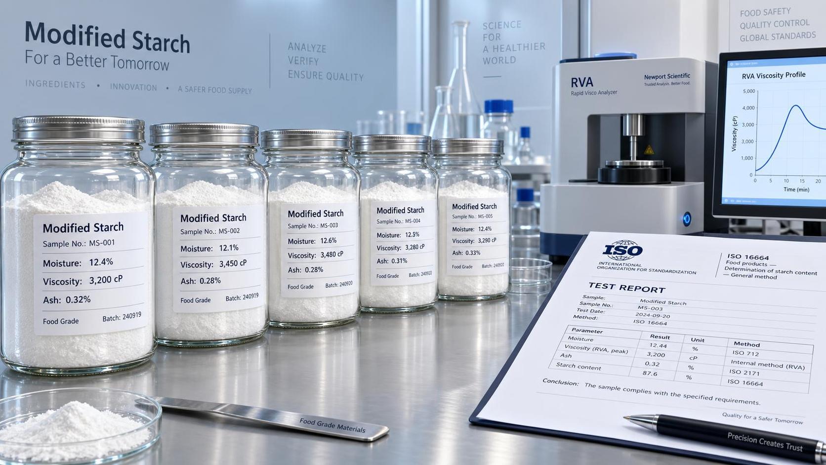 Food Modified Starch with COA: What Each Parameter on the Certificate of Analysis Means for Your Production Line