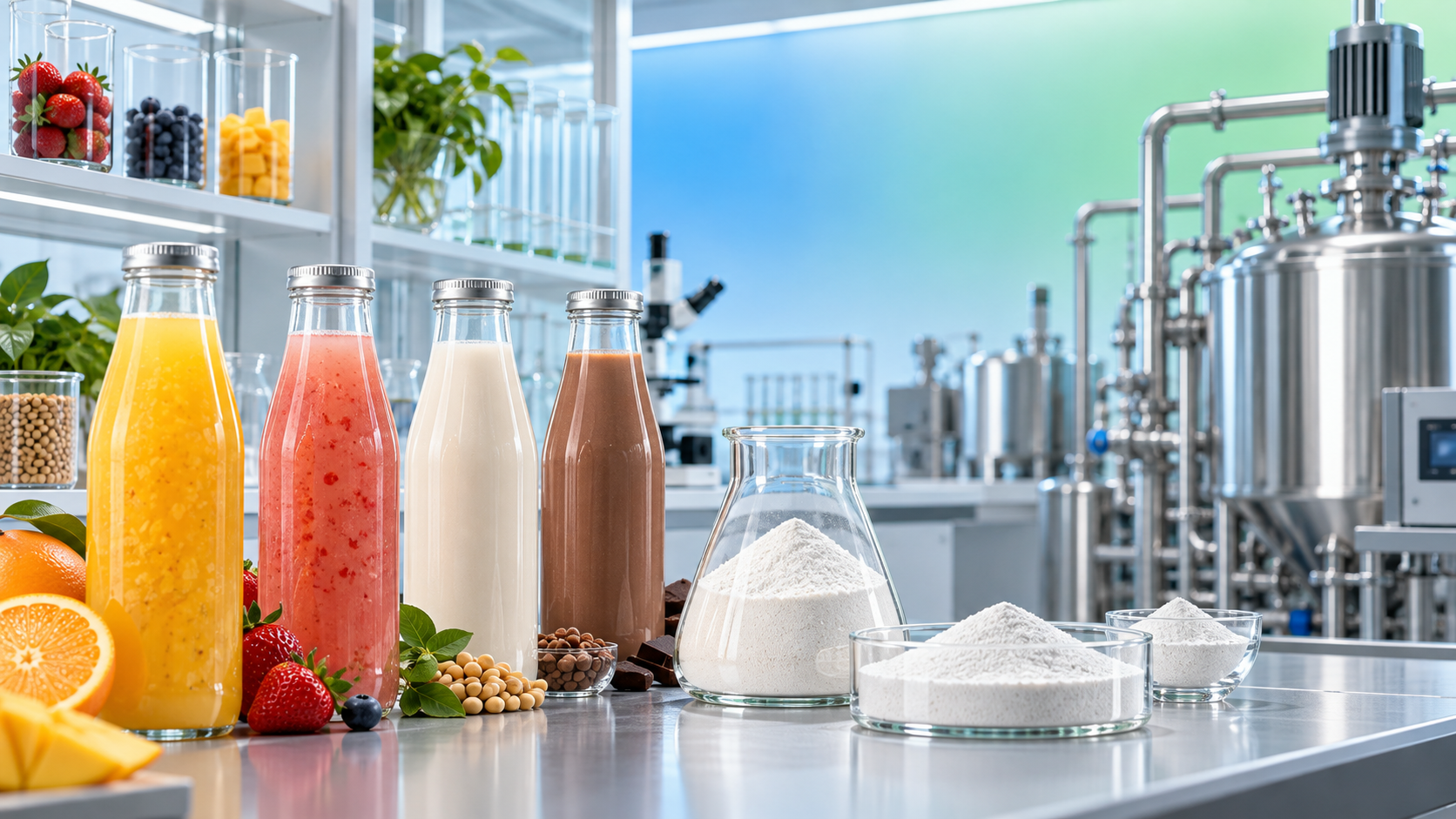 Choosing food hydrocolloids for a cleaner beverage texture Choosing food hydrocolloids for a cleaner beverage texture